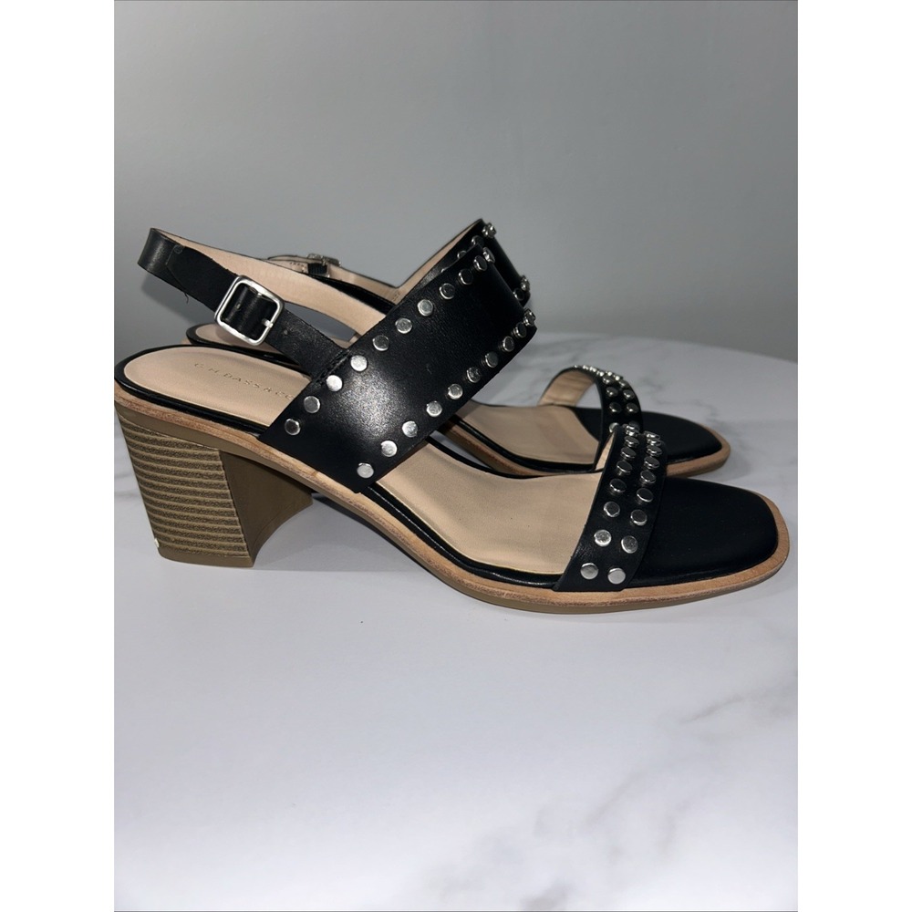 G.H. Bass Rachael Dress Sandals 3" Block Heel 100% Leather Upper Material 10M - Picture 5 of 14